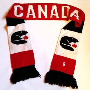 2014 Sochi Olympic Team Canada Scarf Preowned HBC Scarf 💚❤️💛💙